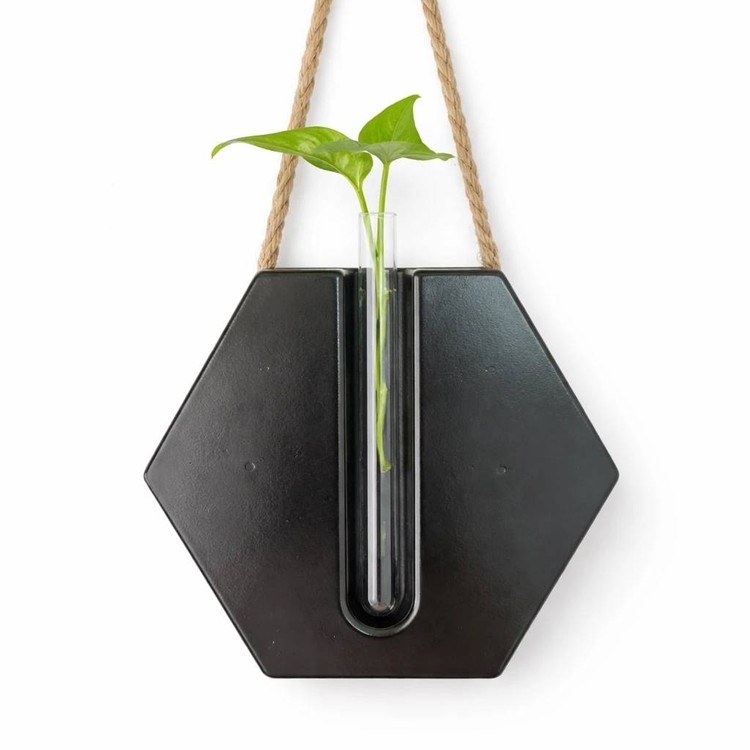 گلدان دیواری / جای گل دیواری / دیوارکوب / گلجا طرح چند ضلعی